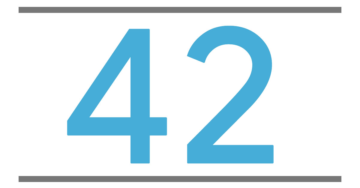 Signification Nombre 42 Interpr tation Message Des Anges Gardiens 