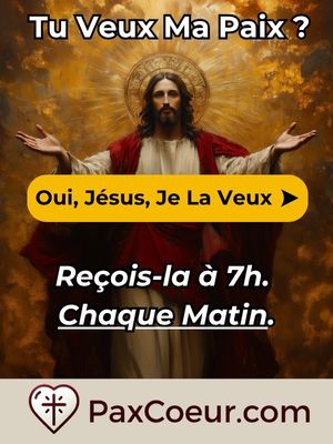 Reçois la paix de Jésus chaque matin